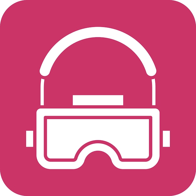 Estilo del icono del auricular de diseño vectorial