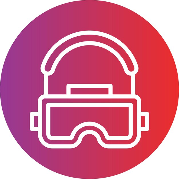 Estilo del icono del auricular de diseño vectorial