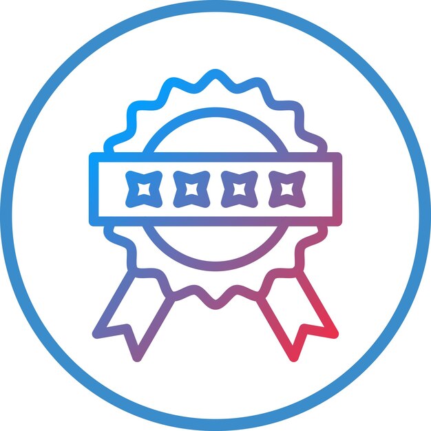 Estilo del icono de autenticidad del diseño vectorial