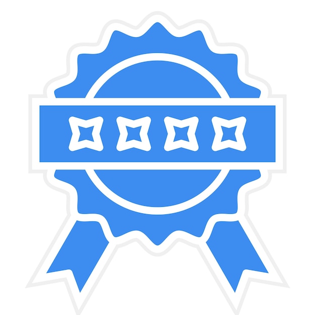 Estilo del icono de autenticidad del diseño vectorial