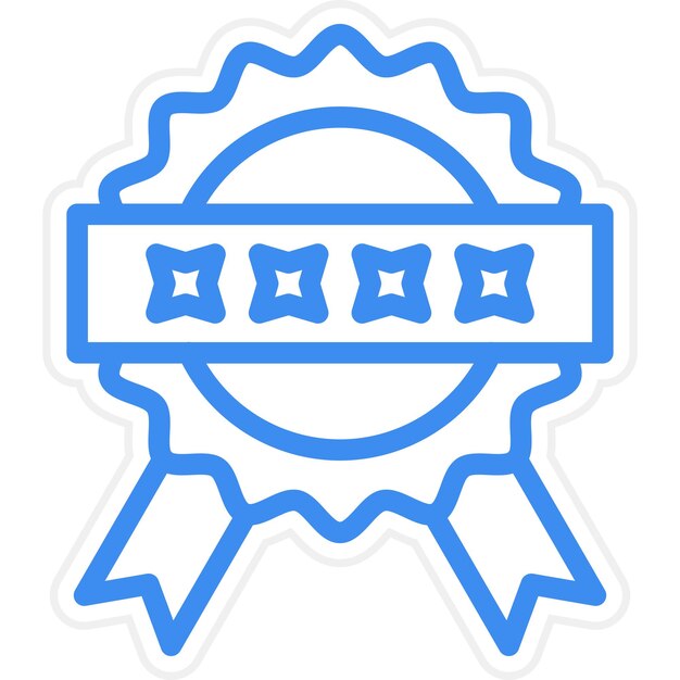 Estilo del icono de autenticidad del diseño vectorial
