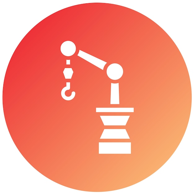 Estilo del icono de la automatización del diseño vectorial