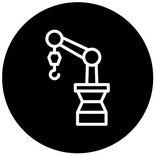 Estilo del icono de la automatización del diseño vectorial