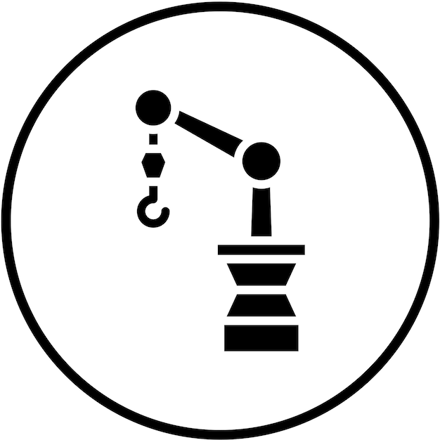 Estilo del icono de la automatización del diseño vectorial