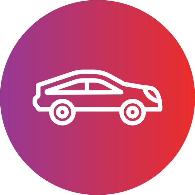Estilo de icono de automóvil de diseño vectorial