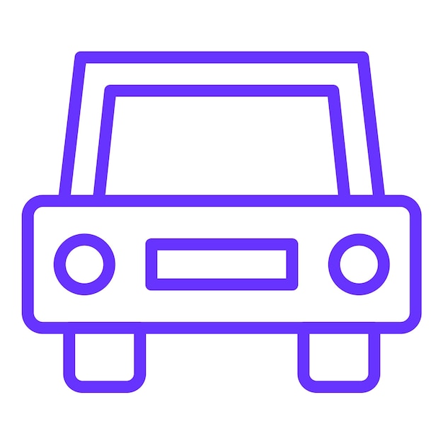 Estilo de icono de automóvil de diseño vectorial