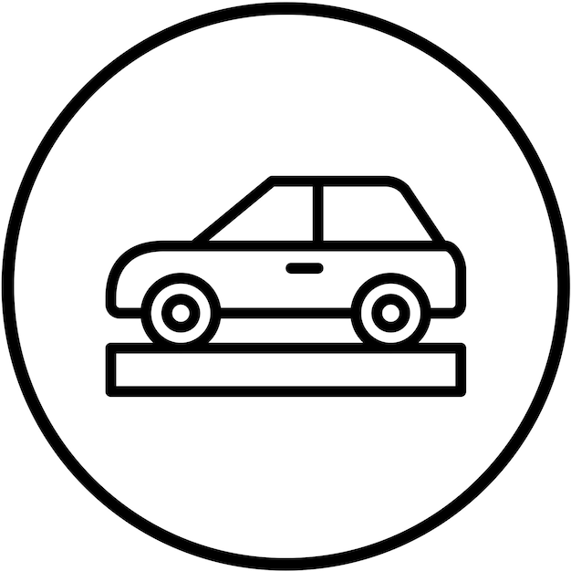 Estilo de icono de automóvil de diseño vectorial