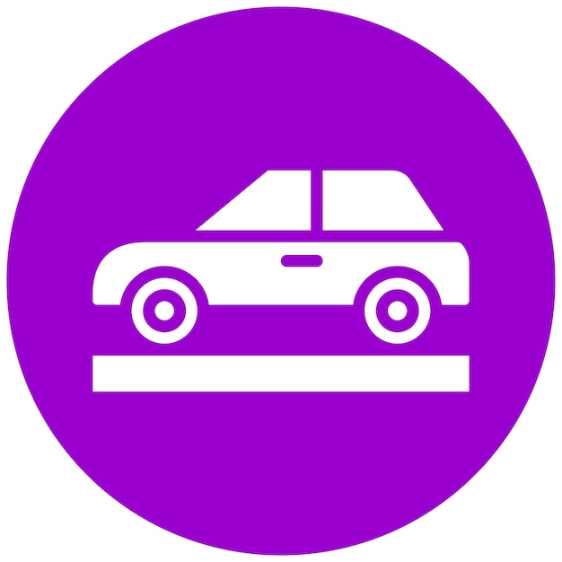 Estilo de icono de automóvil de diseño vectorial
