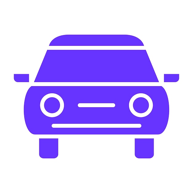 Estilo de icono de automóvil de diseño vectorial