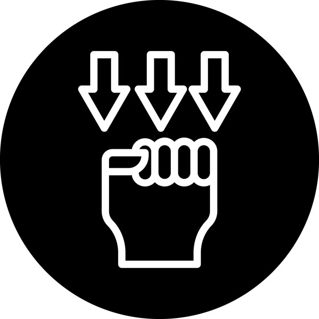 Estilo del icono de autonomía del diseño vectorial