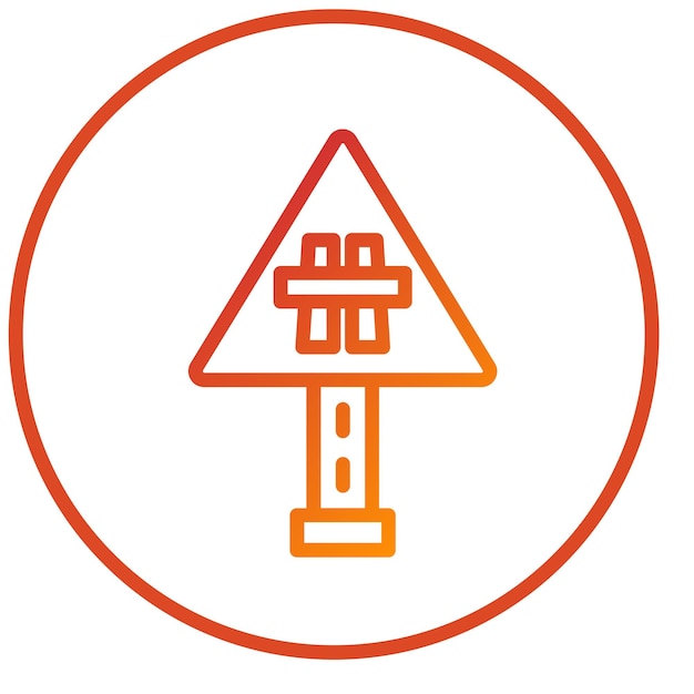 Estilo de icono de la autopista de diseño vectorial