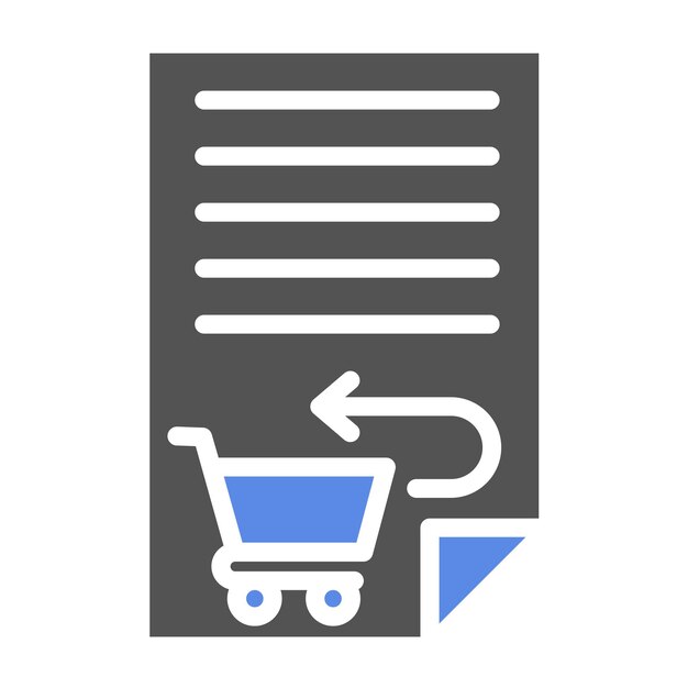 Estilo del icono de autorización de retorno del diseño vectorial