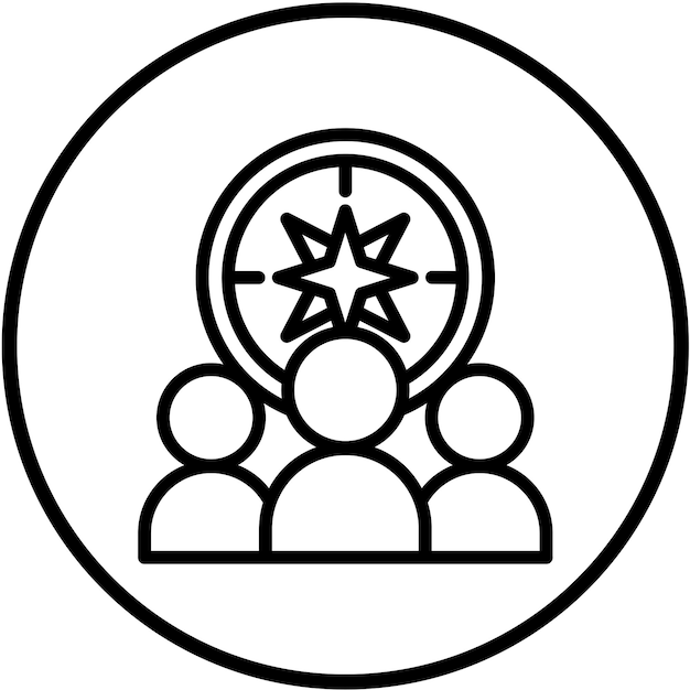 El estilo del icono de la aventura del grupo de diseño vectorial