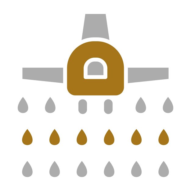 Estilo del icono del avión de bomberos