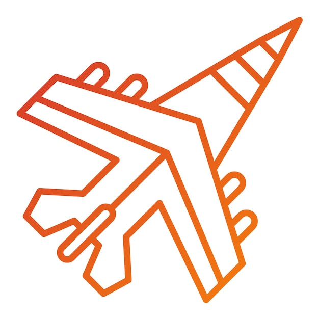 Estilo del icono del avión
