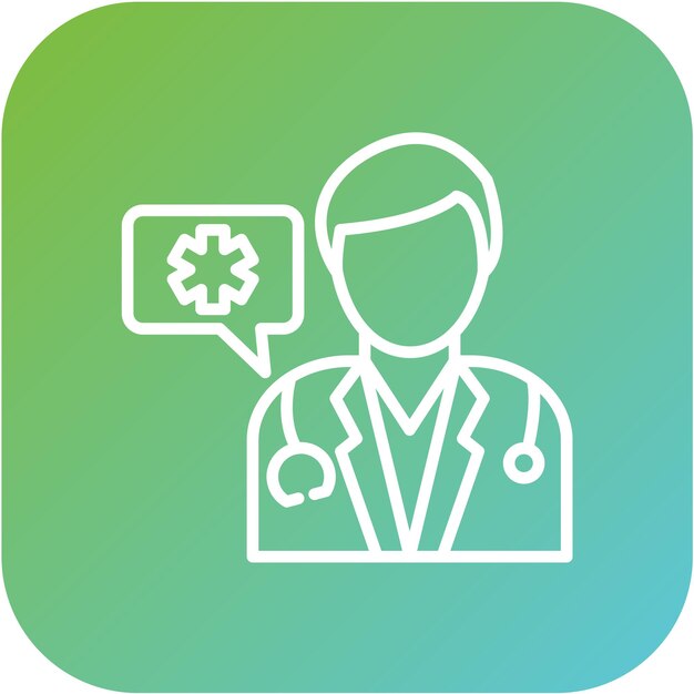 Estilo del icono de ayuda del experto en diseño vectorial