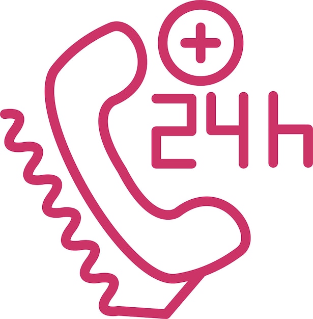 Estilo del icono de ayuda de línea de ayuda de diseño vectorial