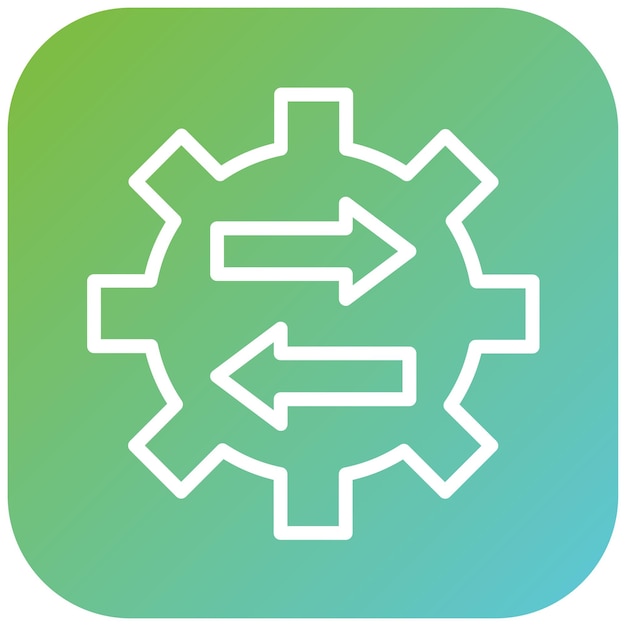 Estilo del icono de ayuda para la resolución del diseño vectorial