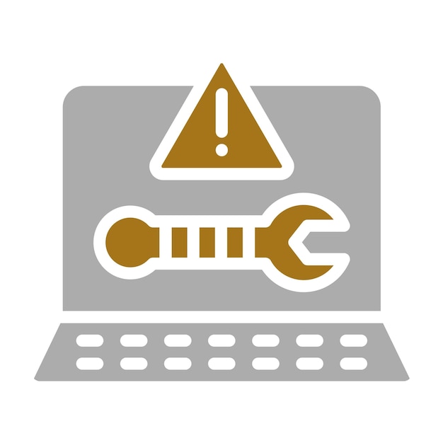 Estilo del icono de ayuda para solucionar problemas de diseño vectorial