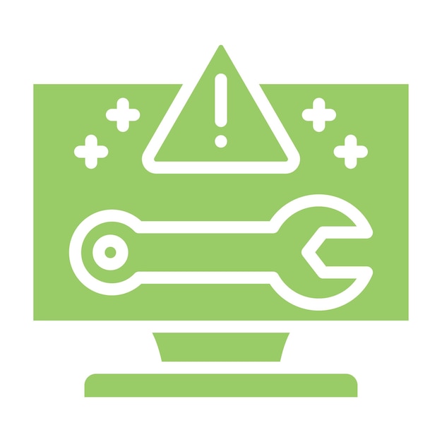 Estilo del icono de ayuda para solucionar problemas de diseño vectorial