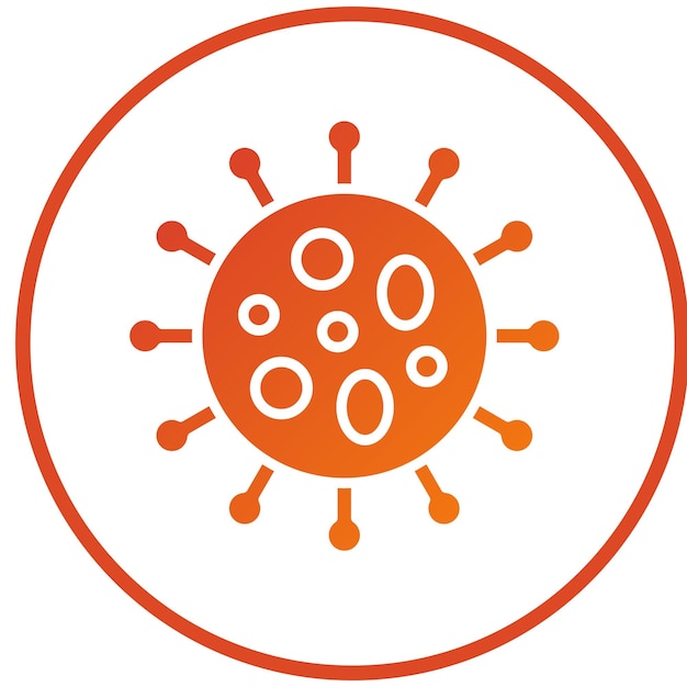 Estilo del icono de las bacterias