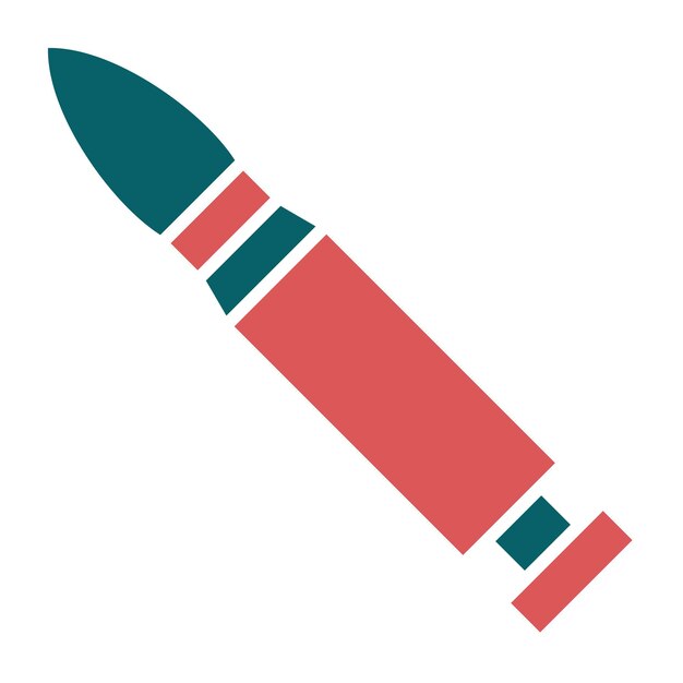 Estilo de icono de bala de diseño vectorial