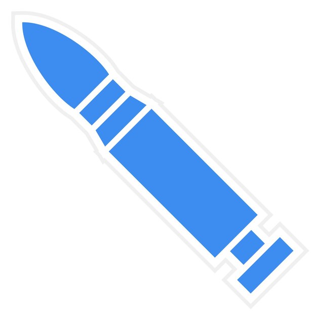 Estilo de icono de bala de diseño vectorial