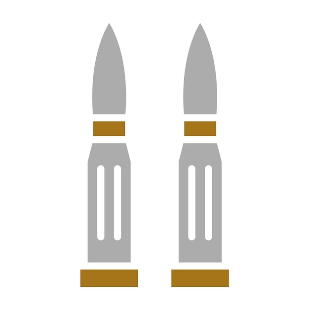 Estilo de icono de bala de diseño vectorial