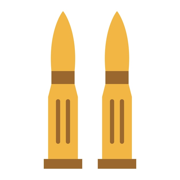 Estilo de icono de bala de diseño vectorial