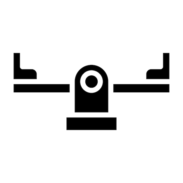 Estilo del icono de la balanza