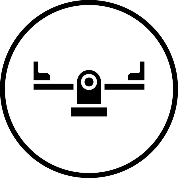 Estilo del icono de la balanza