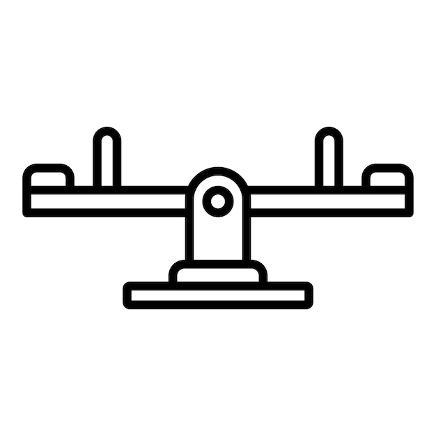 Estilo del icono de la balanza