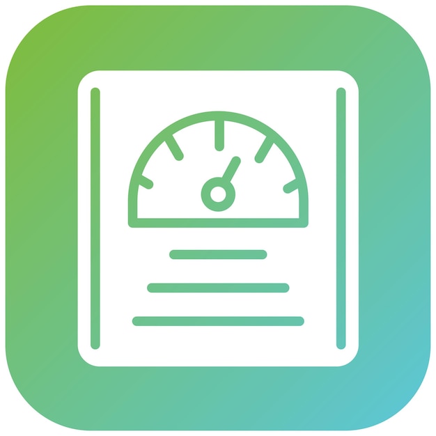 Estilo del icono de las balanzas médicas de diseño vectorial