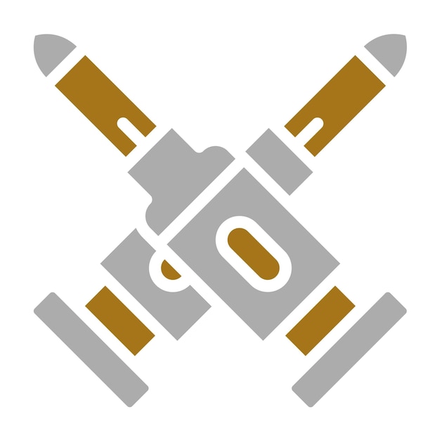 Estilo del icono de las balas de diseño vectorial