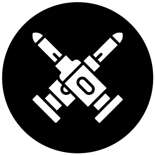 Estilo del icono de las balas de diseño vectorial