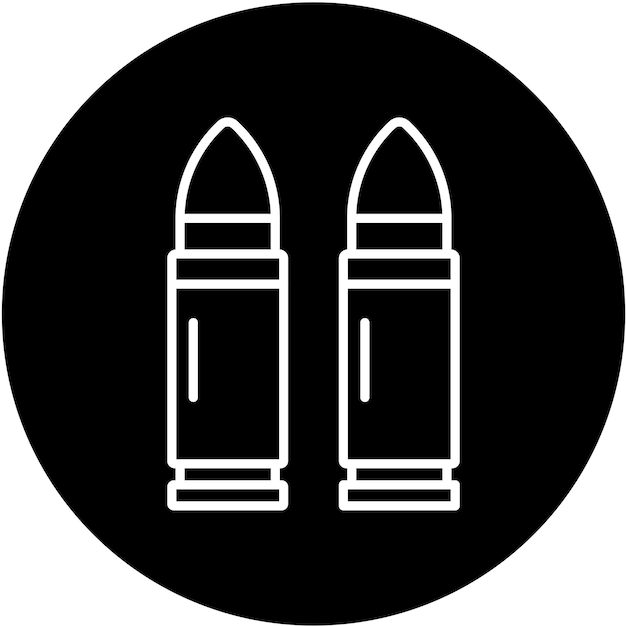 Estilo del icono de las balas