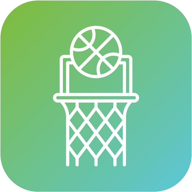 Estilo de icono de baloncesto