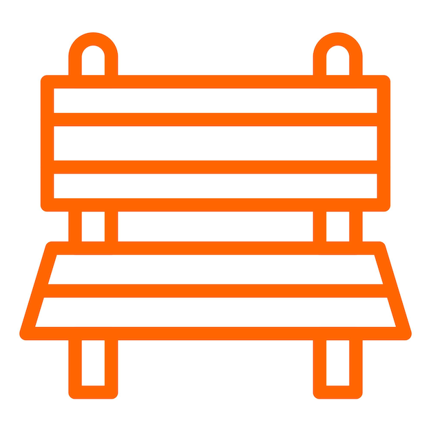 Estilo del icono del banco de diseño vectorial