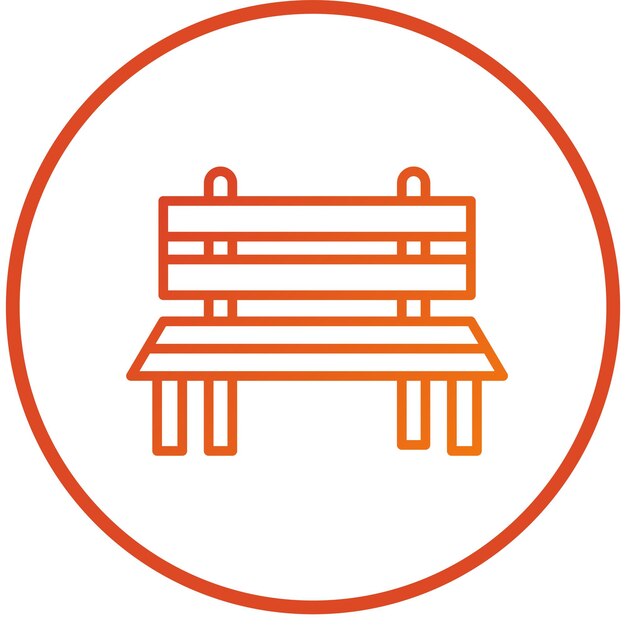 Estilo del icono del banco de diseño vectorial