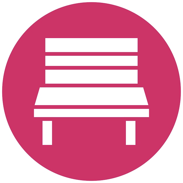 Estilo del icono del banco de diseño vectorial