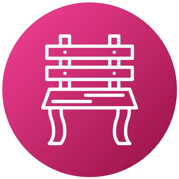 Estilo del icono del banco de diseño vectorial