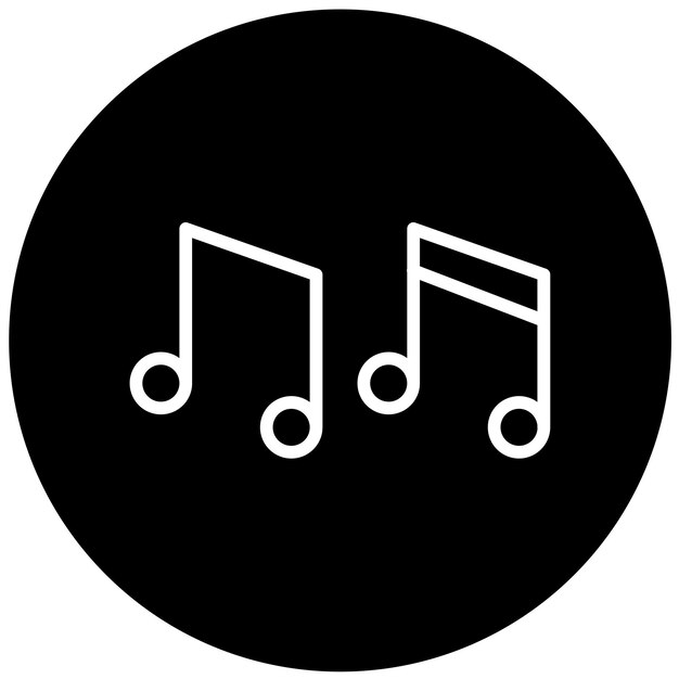 Estilo de icono de banda de diseño vectorial
