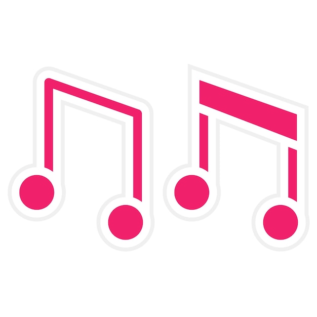 Estilo de icono de banda de diseño vectorial