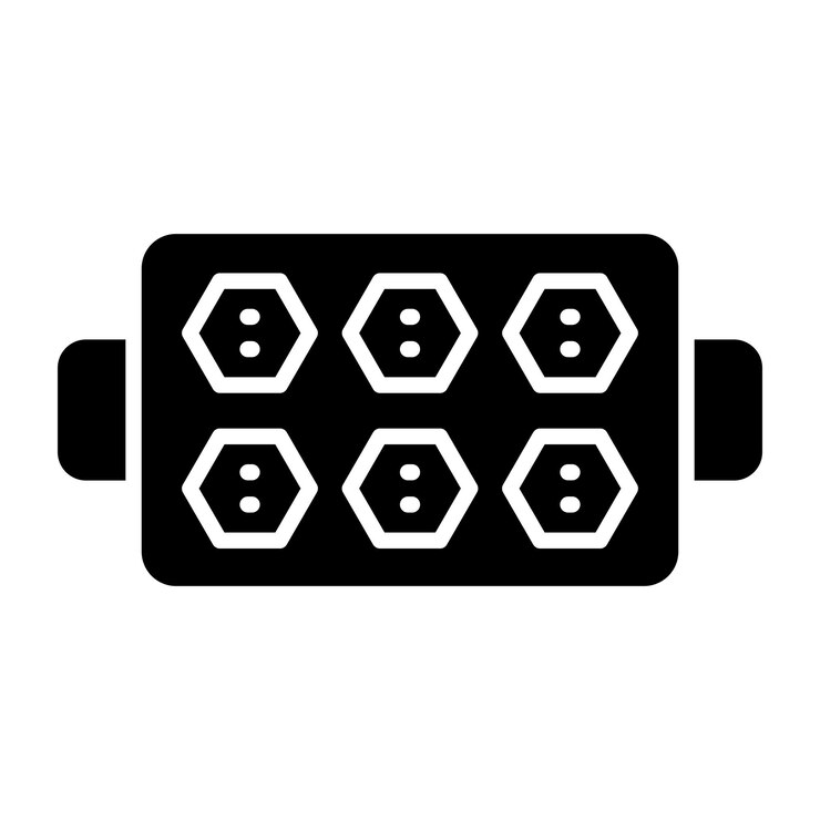 Vector estilo del icono de la bandeja de horneado de diseño vectorial
