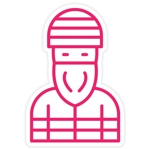 Estilo del icono del bandido
