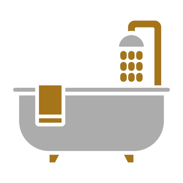 Estilo del icono de la bañera