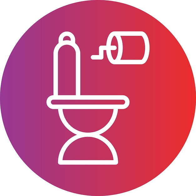 Estilo de icono de baño de diseño vectorial