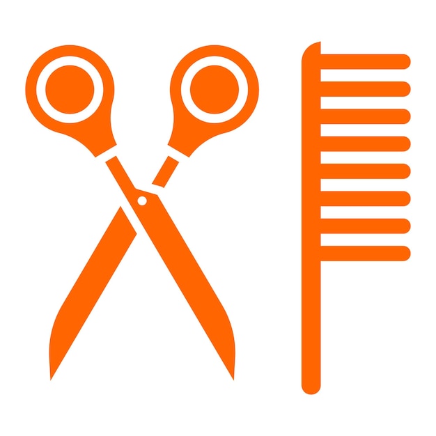 Estilo del icono del barbero