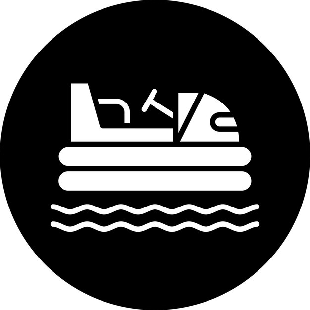Estilo del icono de los barcos de parachoques