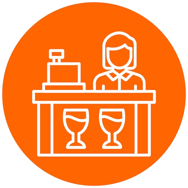 Estilo del icono de la barra de caja de diseño vectorial